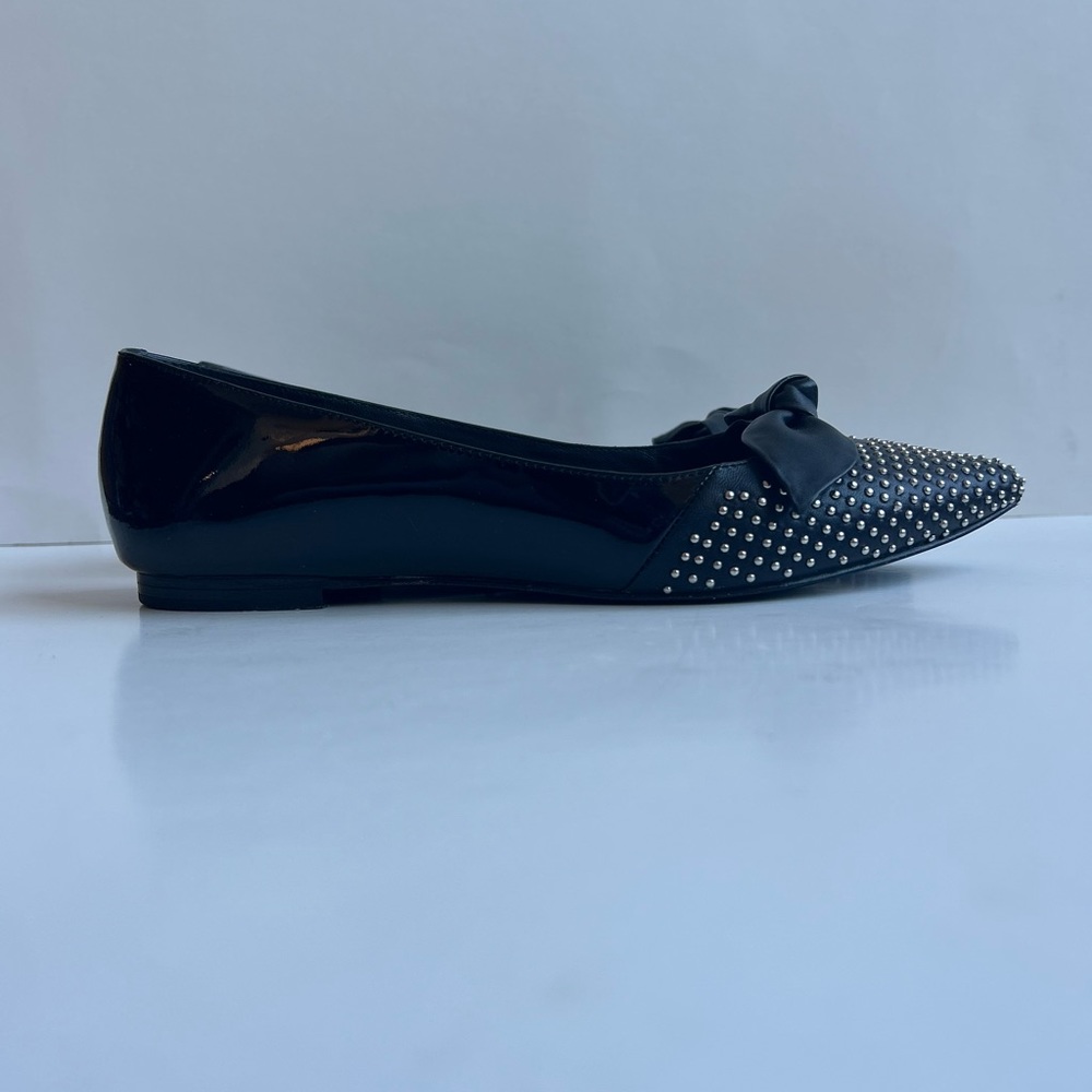 Sandro | studded bow flat - Picture 6 of 9